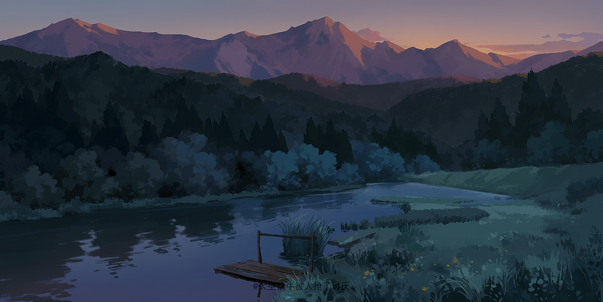 时间与色彩场景表现