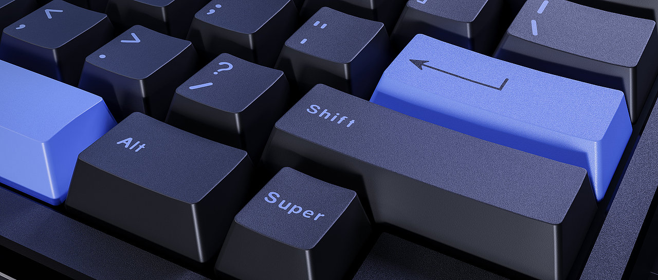 BLENDER 三维渲染 | 客制化键盘 D60_Lite