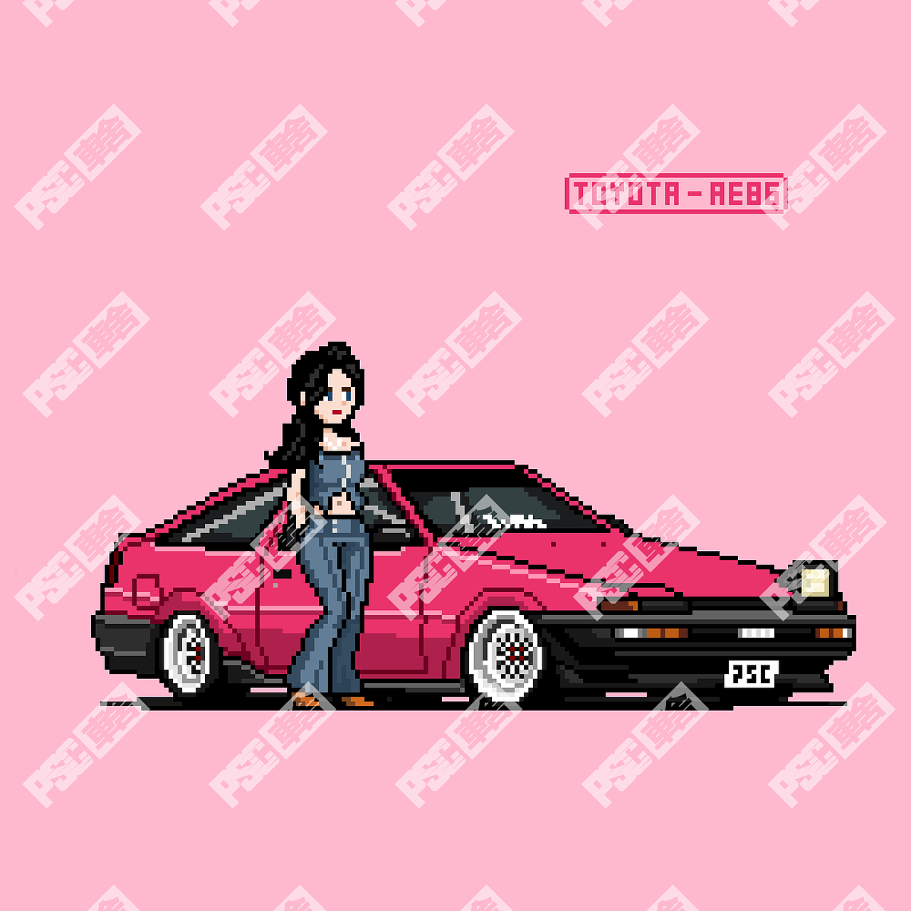 像素插画：改装车PSC PIXEL（图ZMzAyOTkxMDI4） - 像素画 - 站酷设计师PSCwehonlau原创素材 - 站酷ZCOOL