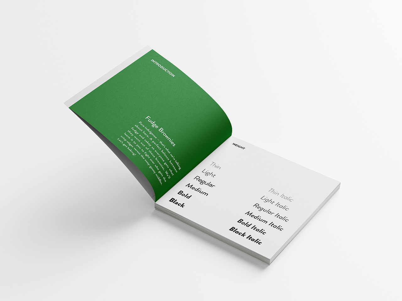 字体样书排版设计