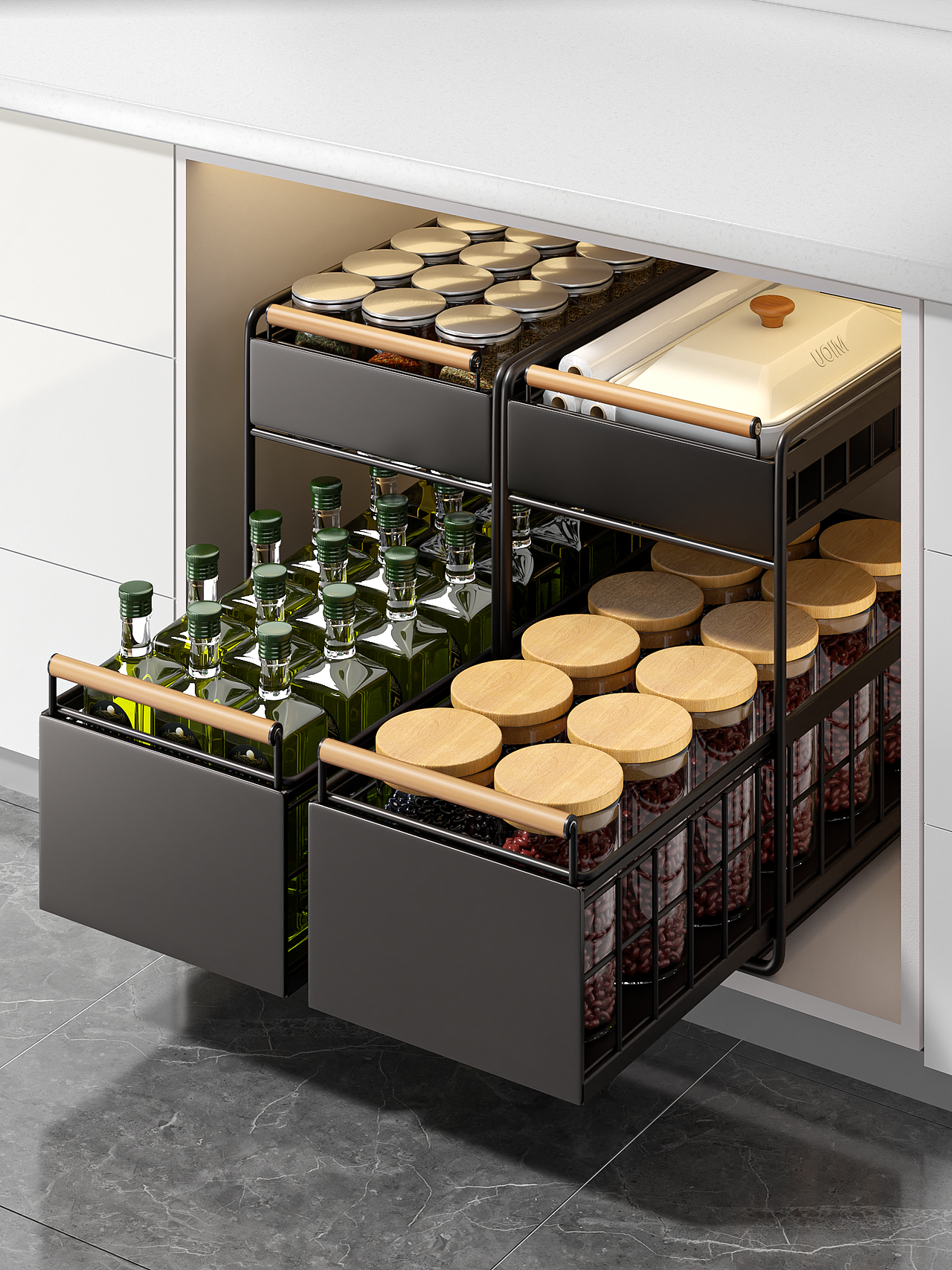 产品渲染 厨房置物架 主图详情图渲染（图ZMzY1MjQ2MjE2） - 产品 - 站酷设计师羽寺乐原创素材 - 站酷ZCOOL