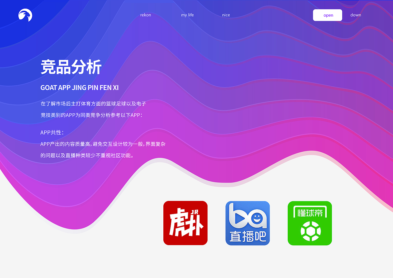 Goat 山羊体育UIApp界面设计