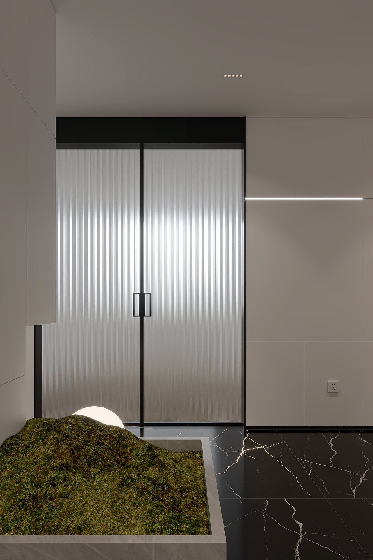 几何共社丨330m²顶层平墅，沉静疗愈的居心之所（图ZMzU2NjI0NzI4） - 家装设计 - 站酷设计师黑米洲原创素材 - 站酷ZCOOL