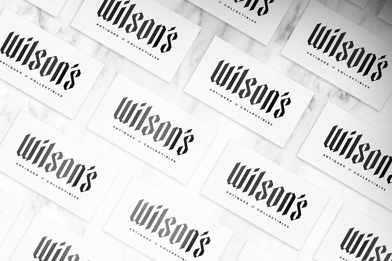 暗黑复古哥特潮牌logo广告海报封面标题装饰英文字体