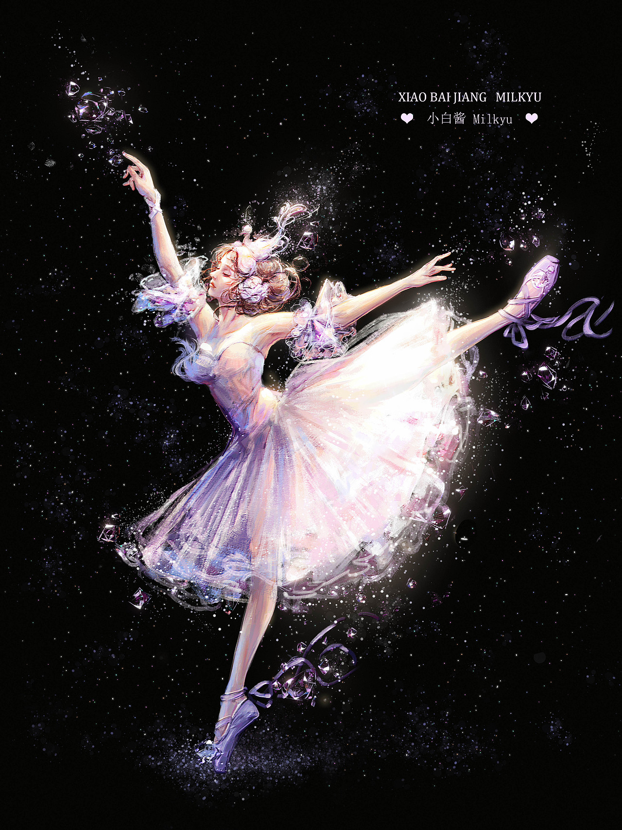 Spark ballet dream 小过程（图ZMzAyNjI3Mzc2） - 创作习作 - 站酷设计师小白酱milkyu原创素材 - 站酷ZCOOL