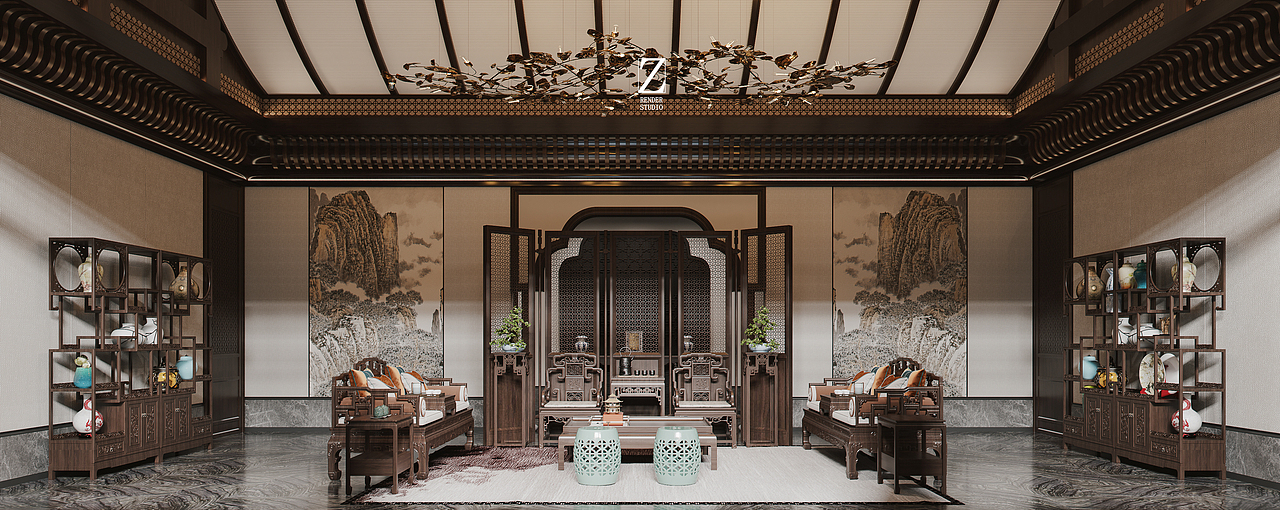 四合院住宅设计表现一