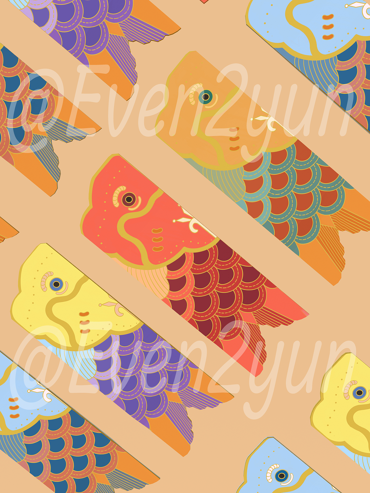 年年有鱼｜文创产品（立体红包）（图ZMzU1ODQyOTMy） - 包装 - 站酷设计师瓜瓜两朵云原创素材 - 站酷ZCOOL