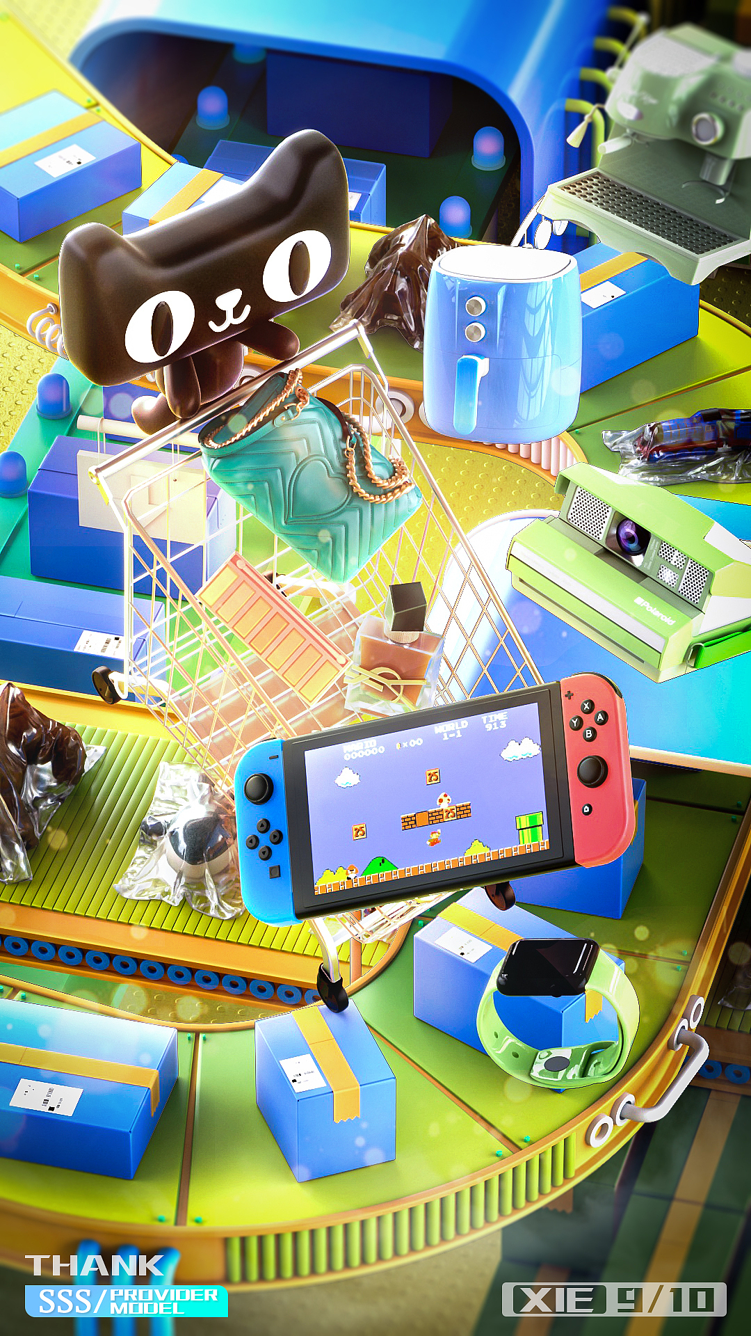 近期的三维作品（9-10）