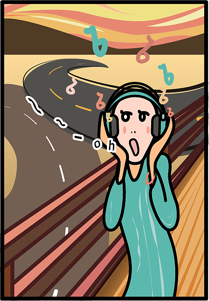 名畫二創(chuàng)——吶喊（圖ZMzY0MjEzMDI0） - 創(chuàng)作習(xí)作 - 站酷設(shè)計(jì)師崇志原創(chuàng)素材 - 站酷ZCOOL