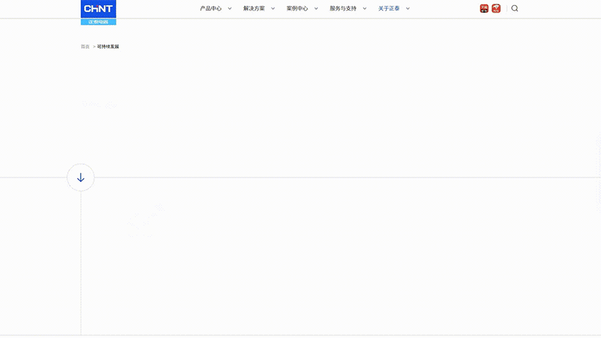 【上海雍熙YONGSY】电器行业发高端网站建设:正泰电器