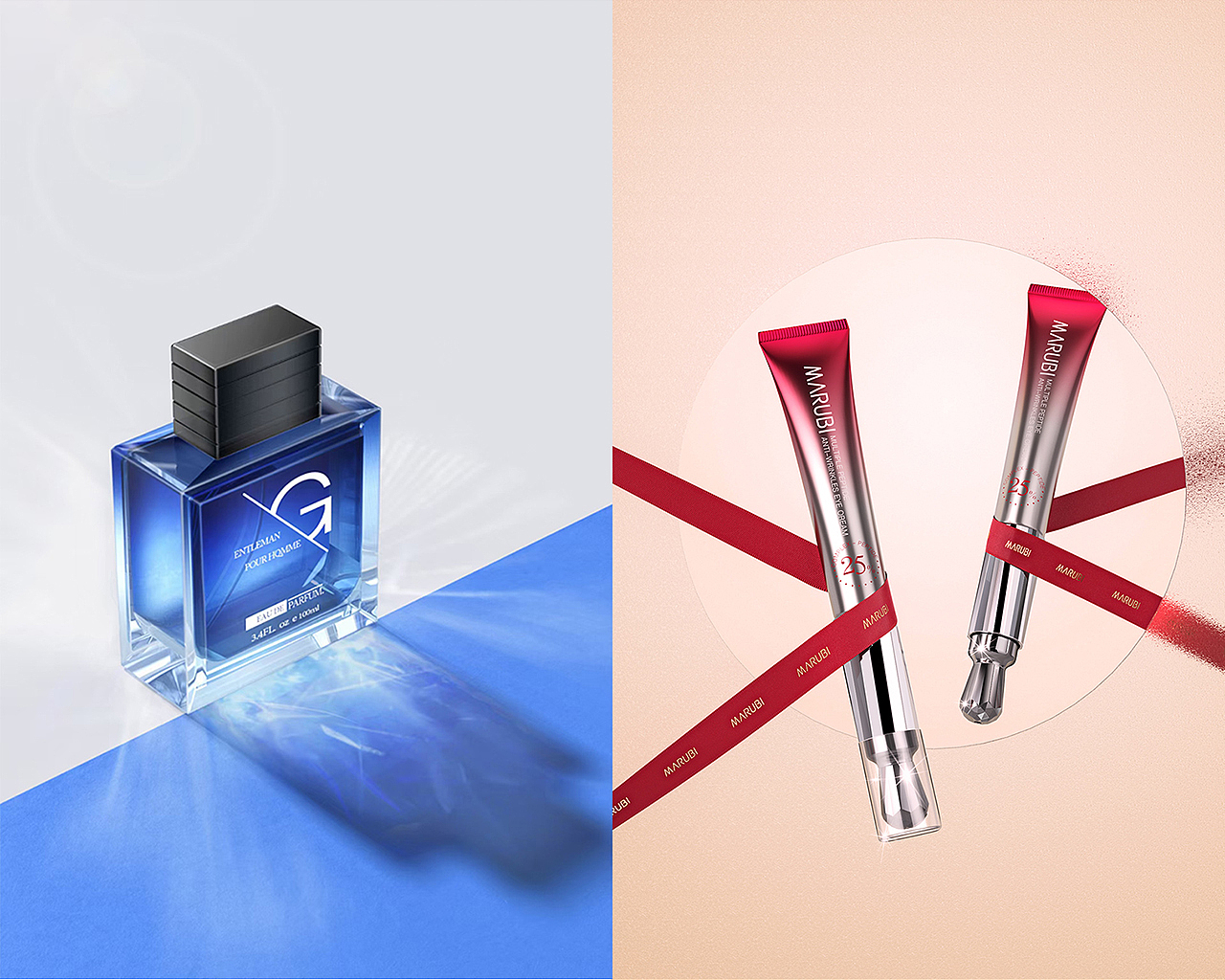 C4D产品渲染 - 美妆+电子数码