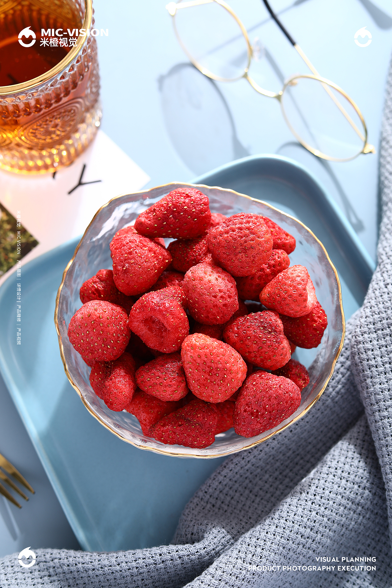 产品摄影｜草莓干拍摄 ✖ 米橙视觉