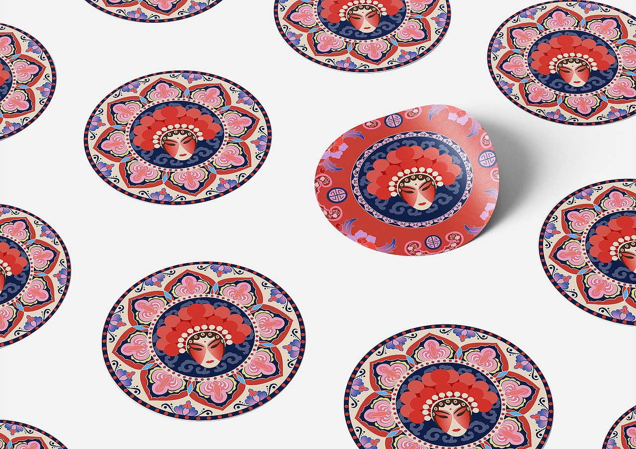 《霸王别姬》文创设计（图ZMzQ0ODEzNzY4） - 品牌 - 站酷设计师唳川原创素材 - 站酷ZCOOL