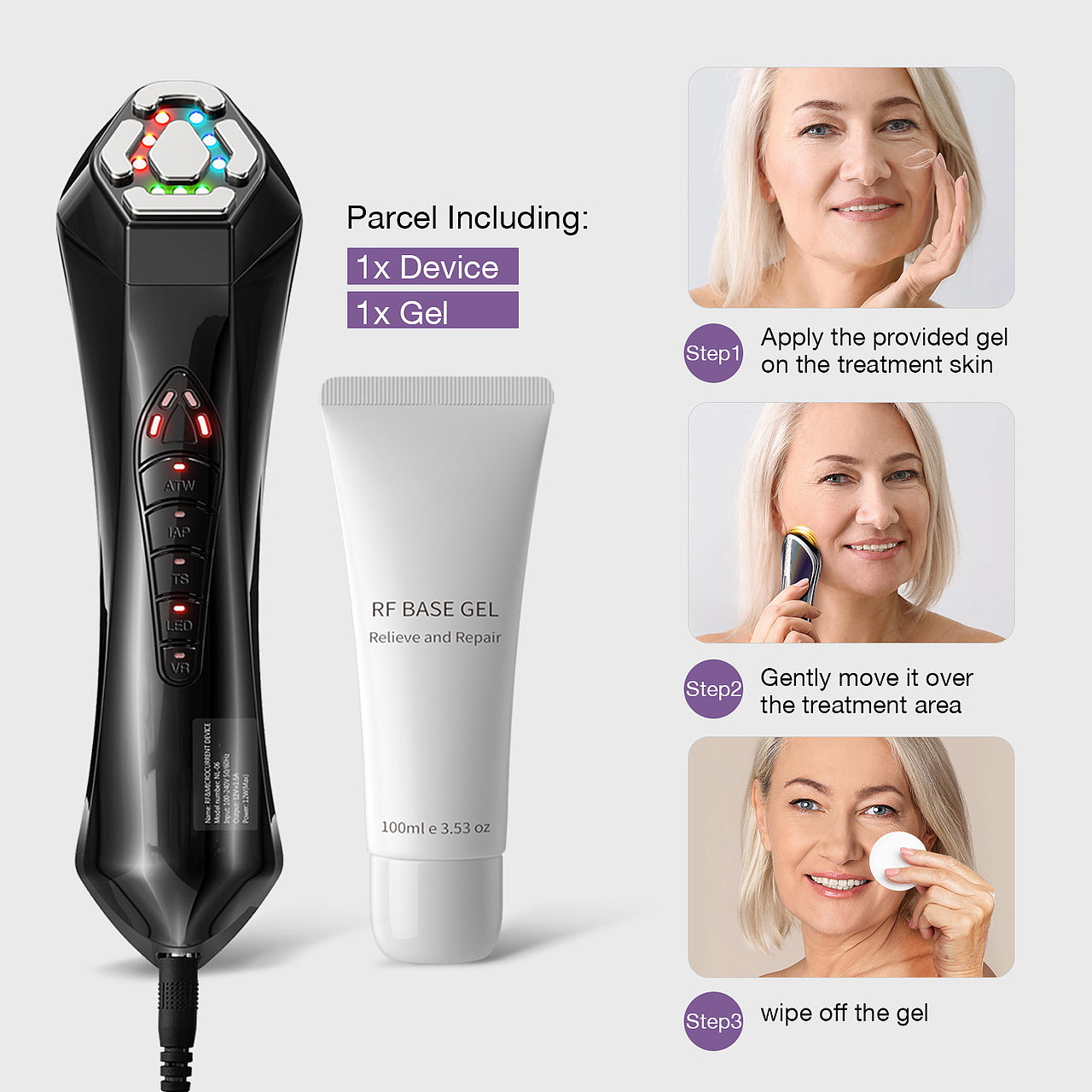 亚马逊主图 美容仪 提拉紧致 RF射频（图ZMzU0NjcxMzQ0） - 电商 - 站酷设计师钱春婷原创素材 - 站酷ZCOOL