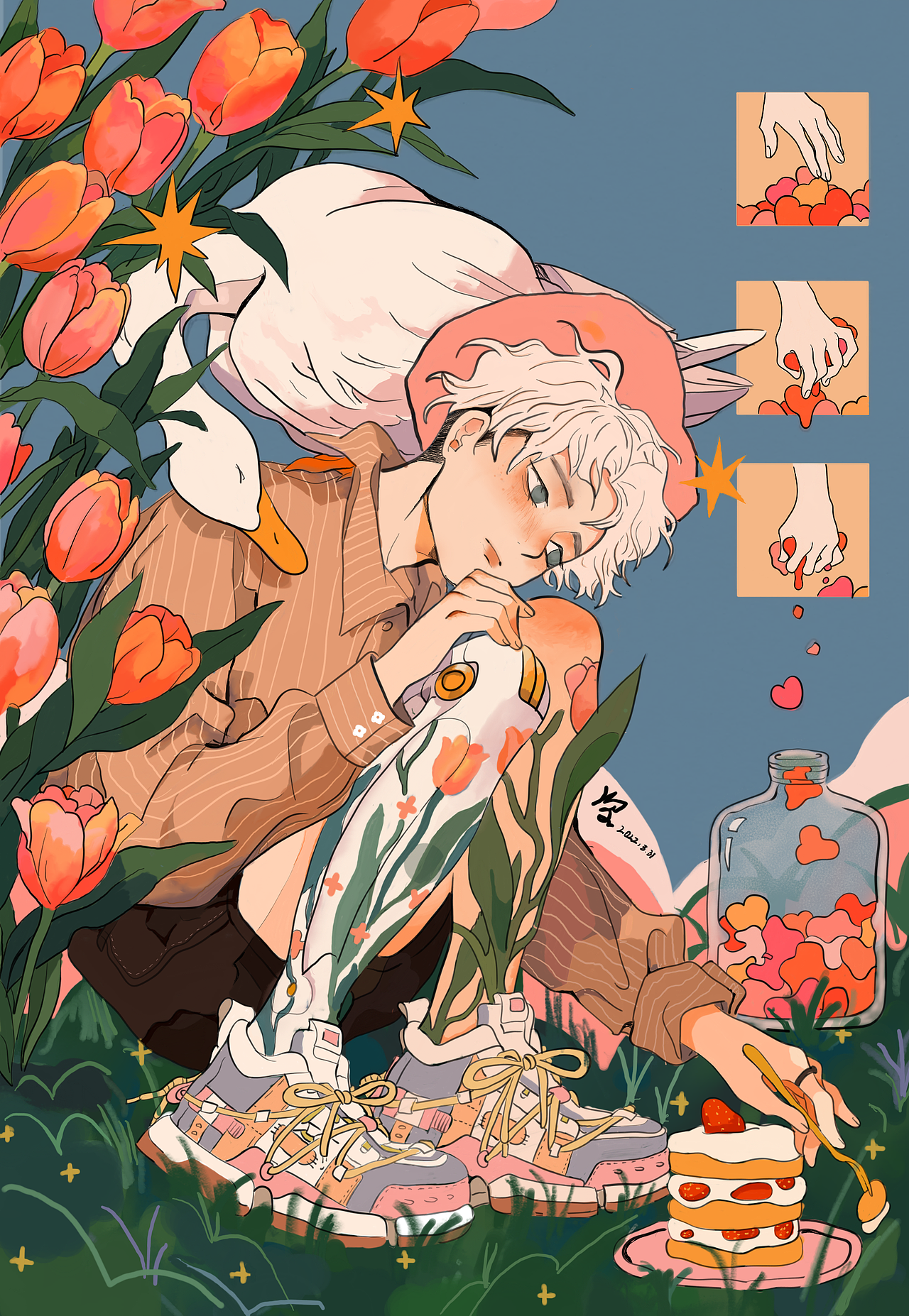 插画练习——个性