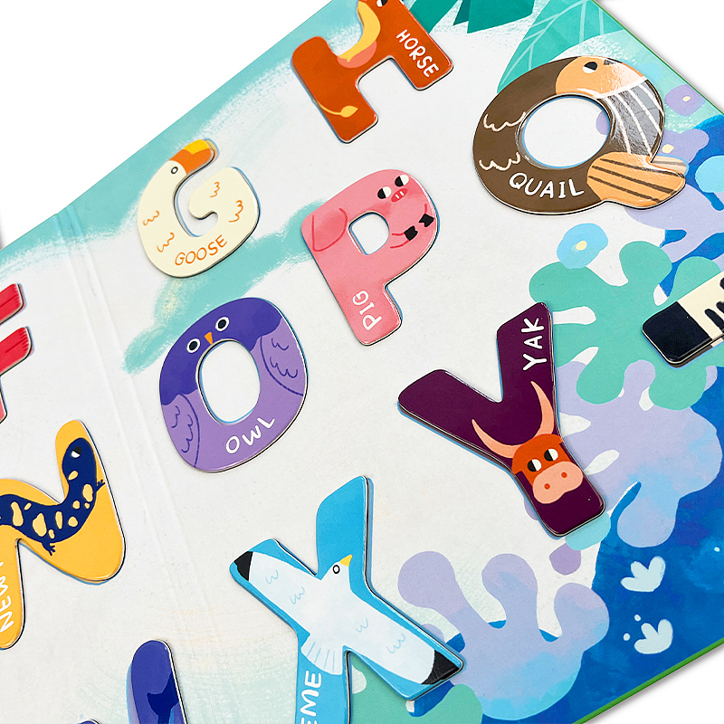 GOOBUDDY早教系列—字母认知三折书（图ZMzE2NjUzNzI4） - 儿童插画 - 站酷设计师BANBAM班班原创素材 - 站酷ZCOOL