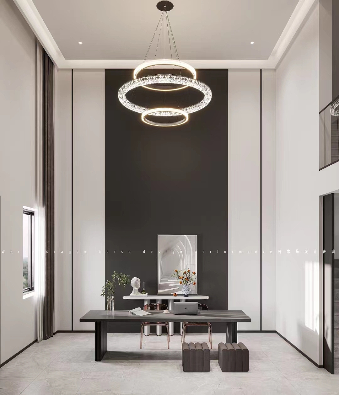 现代风格——白龙马效果