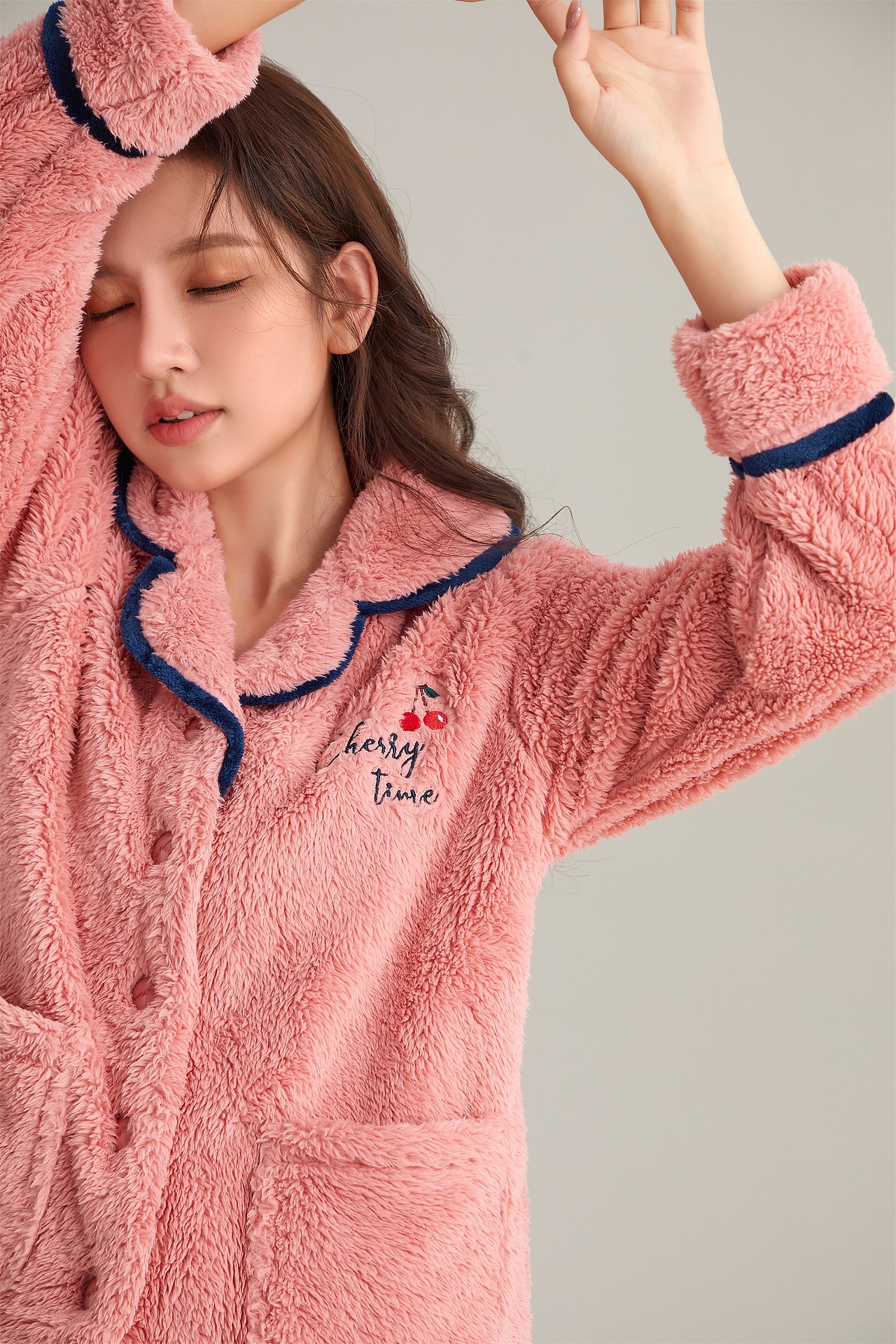 小渔绒款家居服