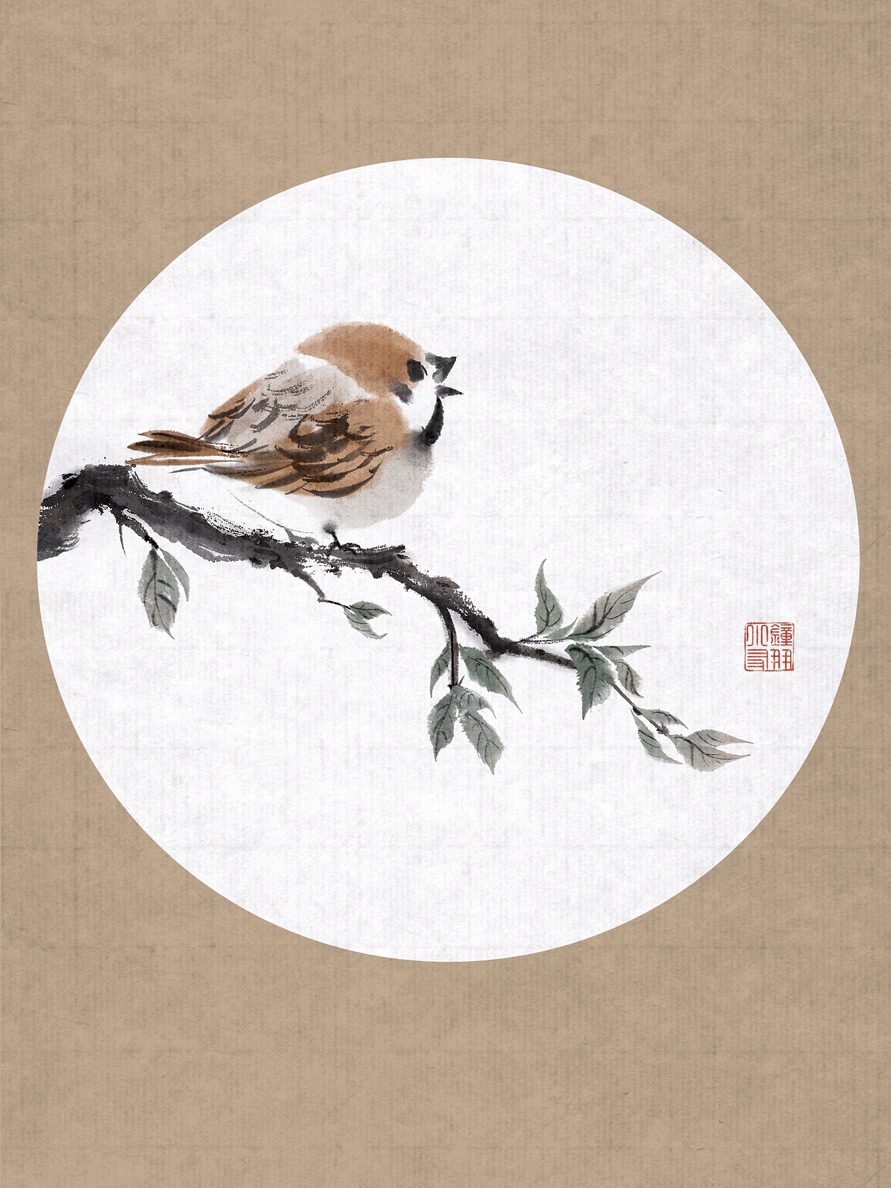 ipad仿水墨国画——花鸟鱼虫（图ZMzQ0ODgyNDUy） - 儿童插画 - 站酷设计师钟小朋友原创素材 - 站酷ZCOOL