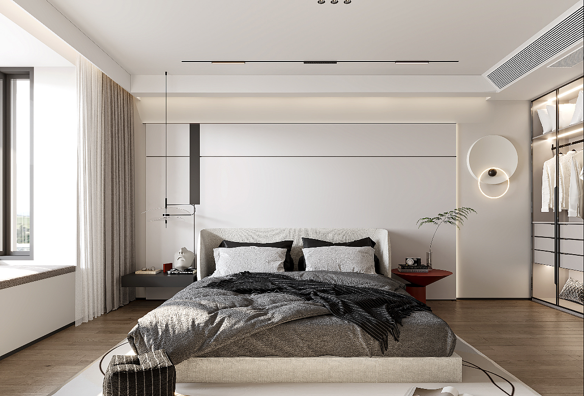 现代极简黑白灰