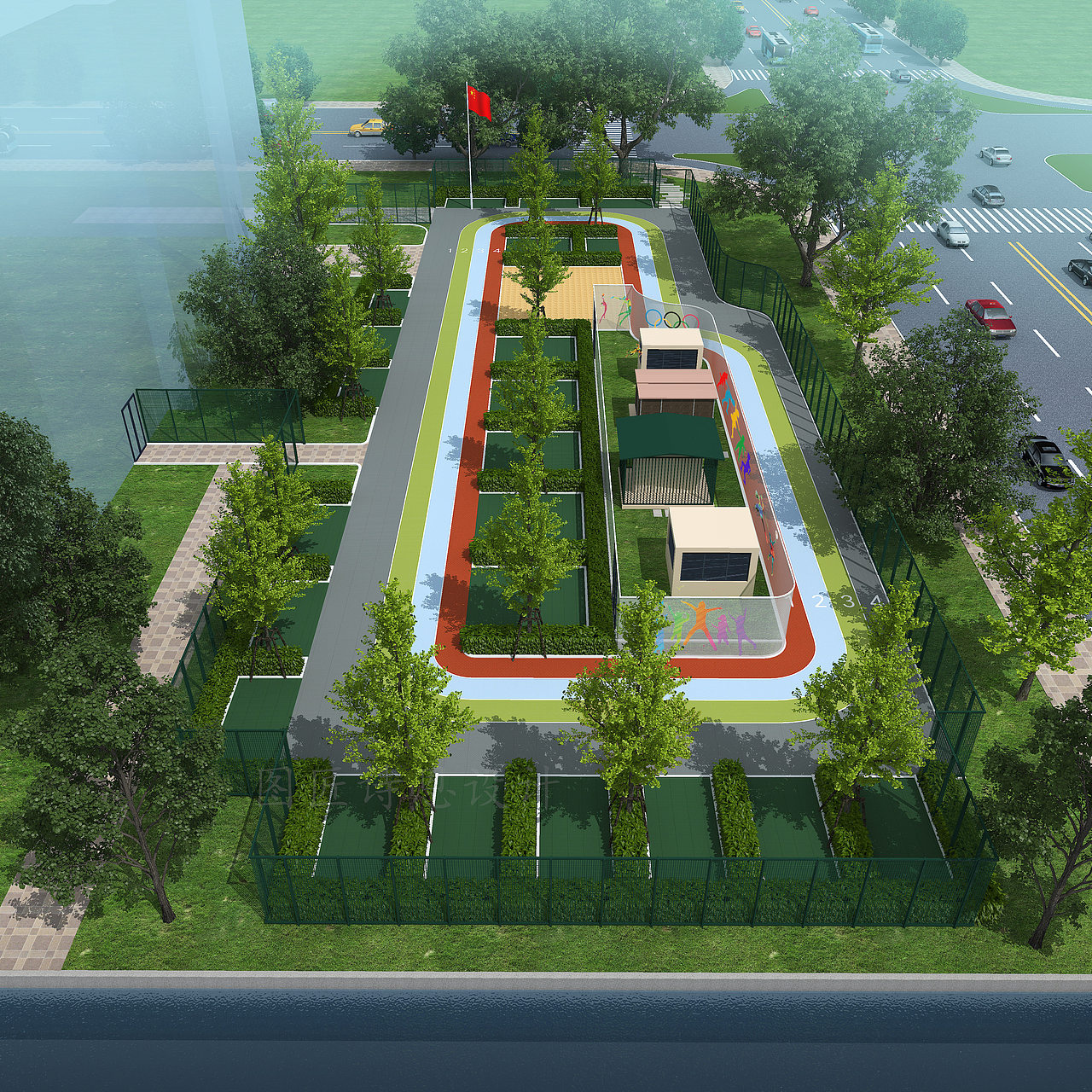 青春有色彩 校园有美景——校园室外景观设计