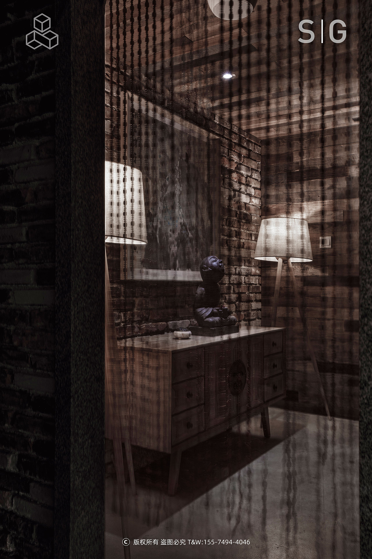 新中式空间拍摄-琥茗黑茶体验馆