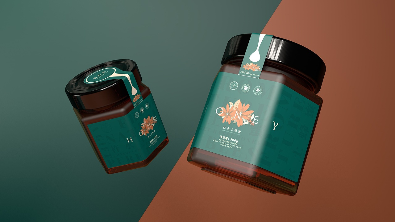 柞水蜂蜜包装设计（图ZMzIxNTY5ODI0） - 包装 - 站酷设计师西安前道品牌策划原创素材 - 站酷ZCOOL