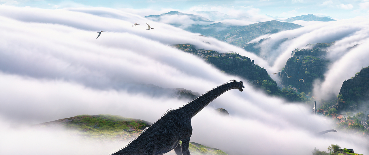 史前峡谷V飞瀑-4K