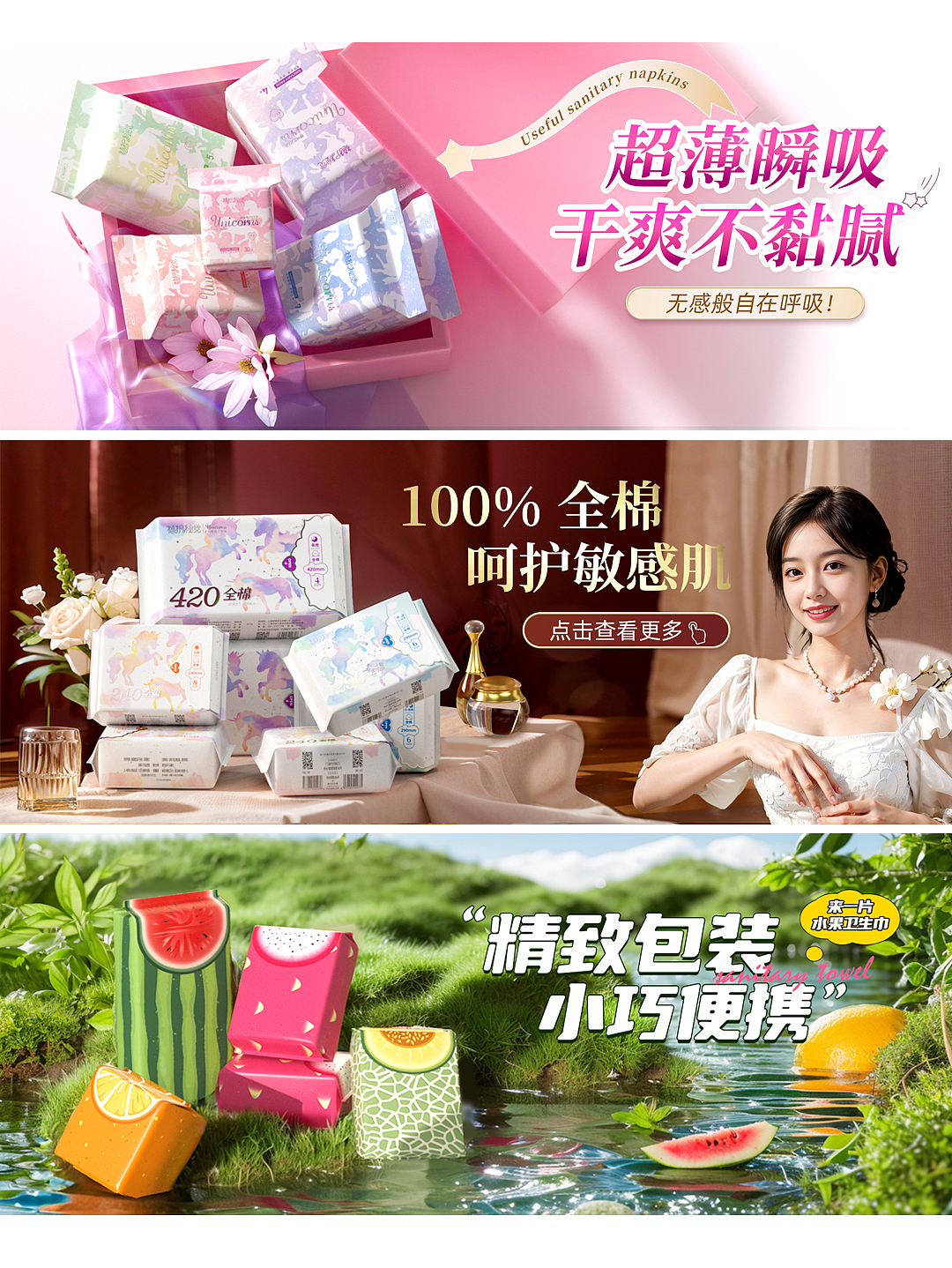 原创设计/卫生巾/c4d/ai/（图ZMzUzNDA3Nzg4） - 产品 - 站酷设计师我有很多小金鱼原创素材 - 站酷ZCOOL