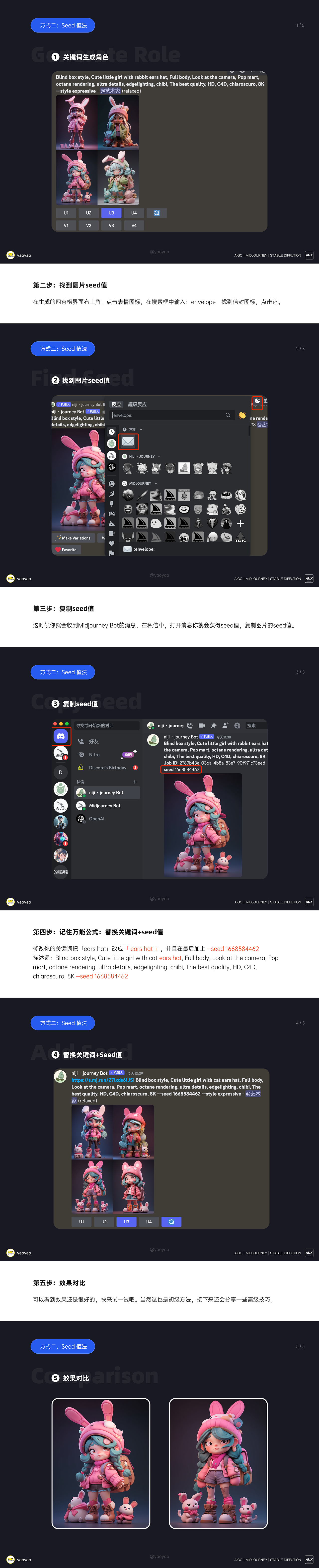 Midjourney零基础设计角色一致性（图ZMzQzNjA4MzA0） - APP界面 - 站酷设计师yaoyao设计师原创素材 - 站酷ZCOOL