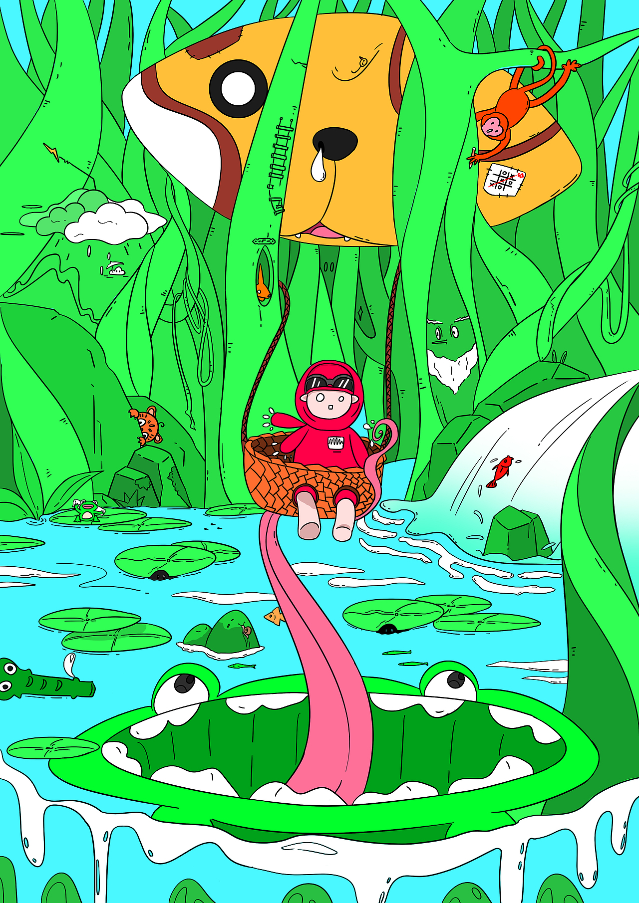 瞎画系列（图ZMzQ5NzU2ODMy） - 艺术插画 - 站酷设计师Ming仔学画原创素材 - 站酷ZCOOL