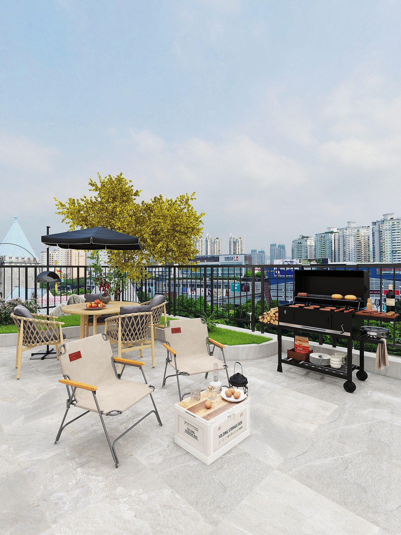 四川眉山通威城市森林花园(149平方现代简约三居室)