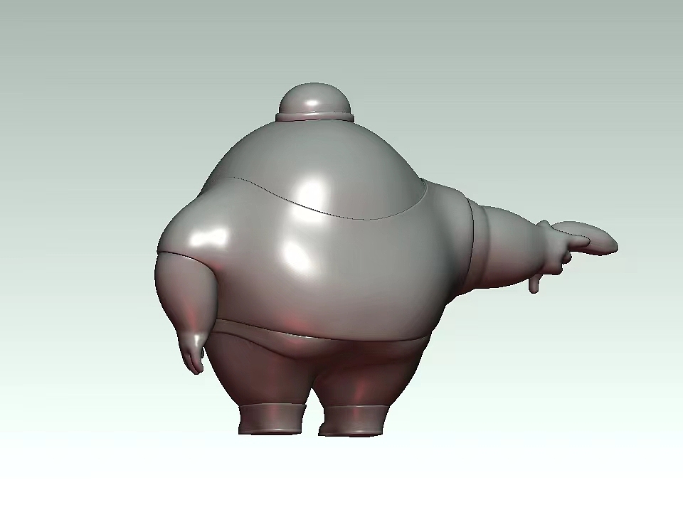 在三维建模时
我们就要设计好拼装的体块<br>主要以四肢、上躯干、下躯干、脑袋拆分<br>最终拆分出14个体块模型<br>