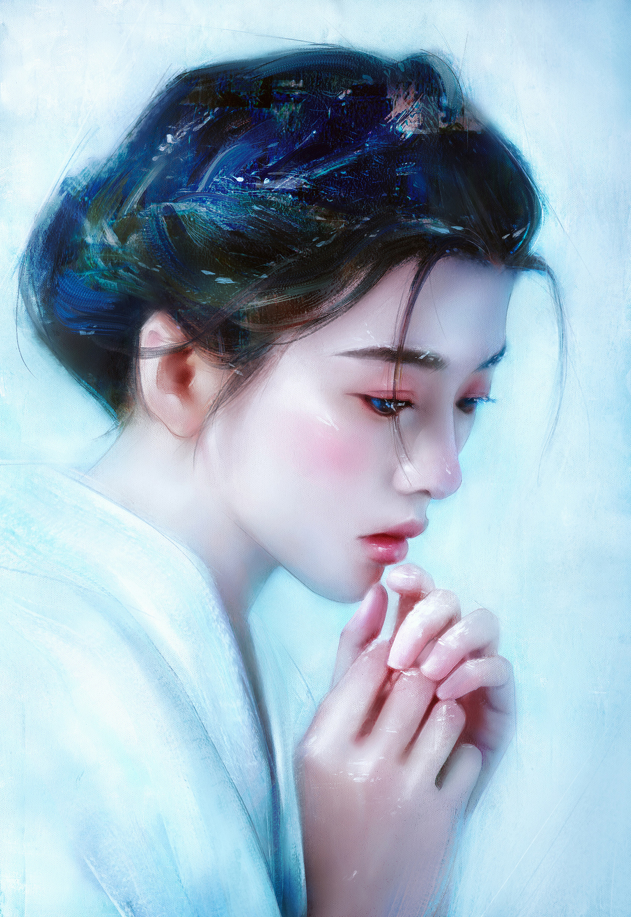 简单3步画出真实油画笔触厚度质感-附作品（图ZMzA2NTIwNzA0） - 创作习作 - 站酷设计师tianzi_天恣原创素材 - 站酷ZCOOL