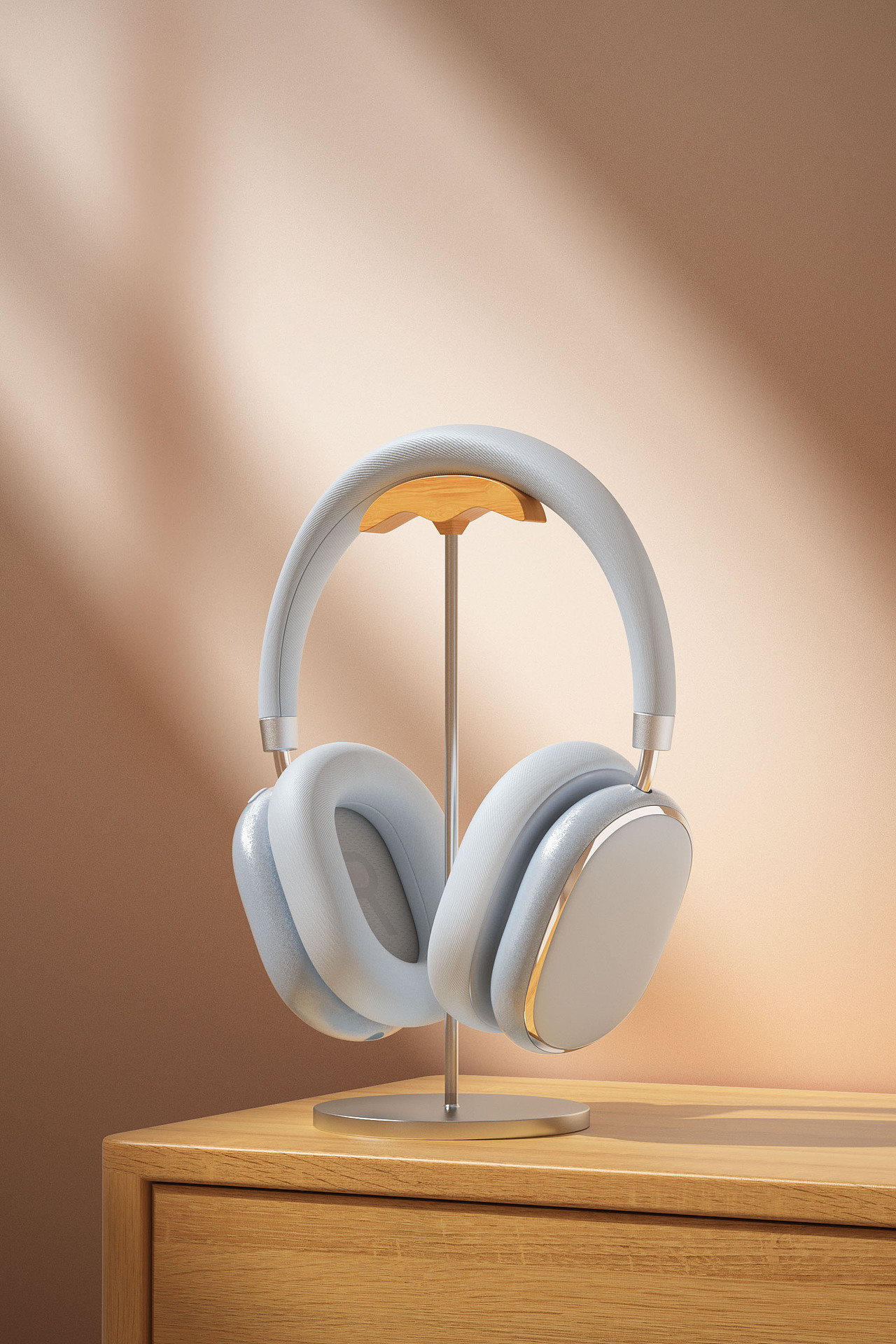 2023 TANGMAC H5主动降噪ANC头戴式耳机产品渲染