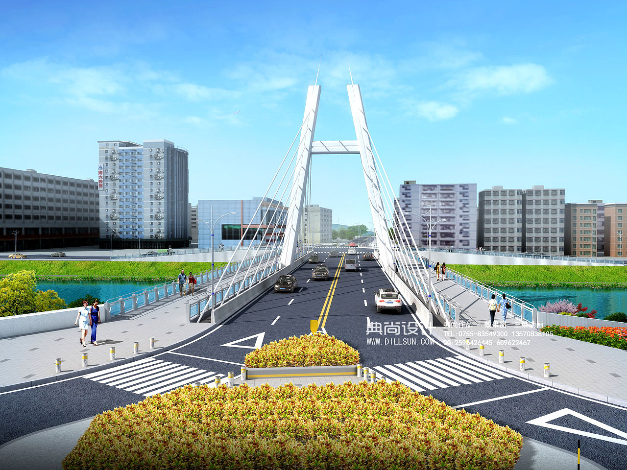 桥梁设计效果图 3