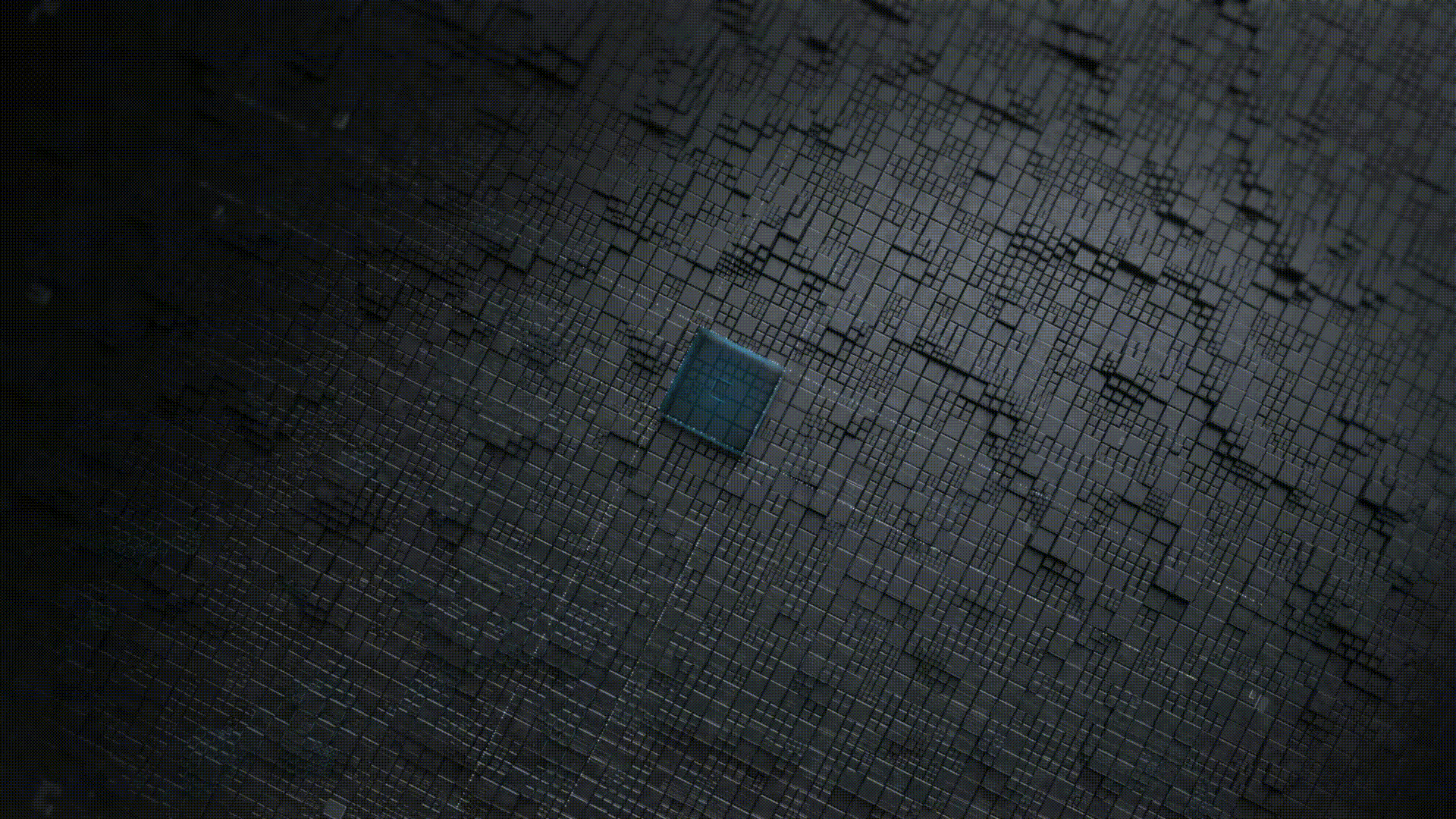 芯片能量汇聚动画