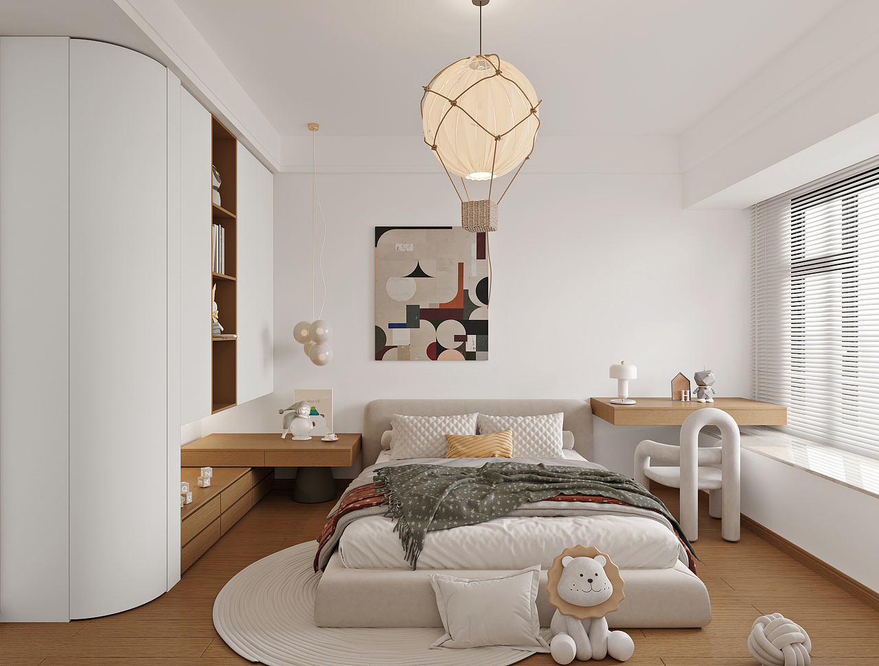 原木奶油风效果图（图ZMzYyNzEyMDY0） - 家装设计 - 站酷设计师阿金啊设计原创素材 - 站酷ZCOOL