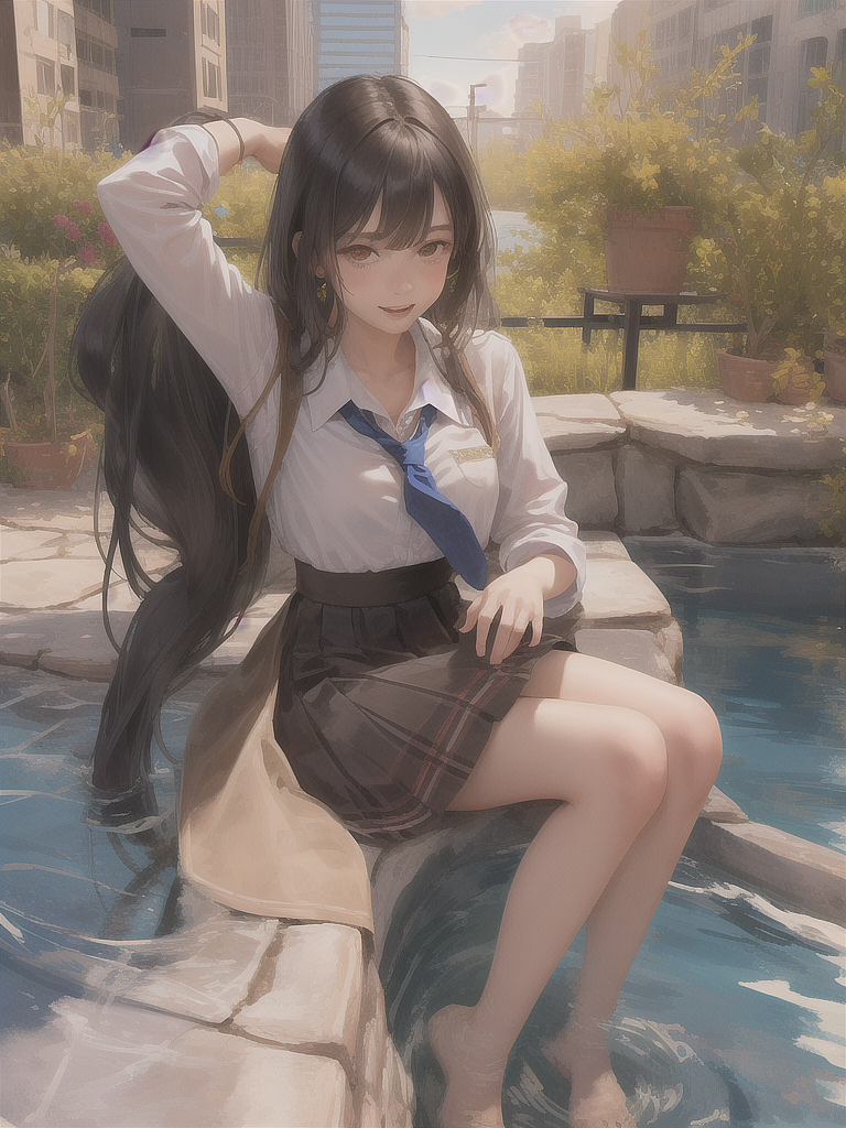 AI漫画尝试,卷起来