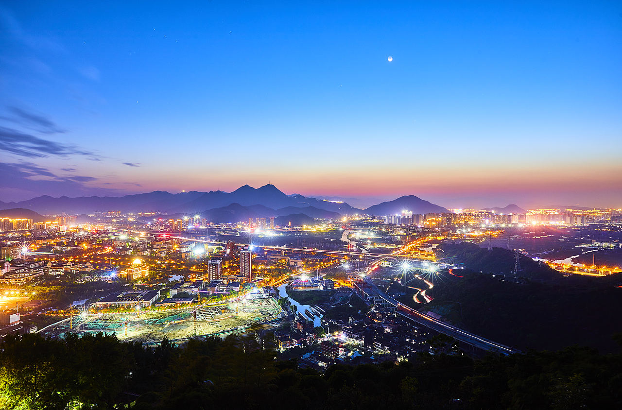 傍晚日落后的日转夜延时摄影（图ZMjk5OTkxNTY0） - 栏目片头 - 站酷设计师禹之66原创素材 - 站酷ZCOOL