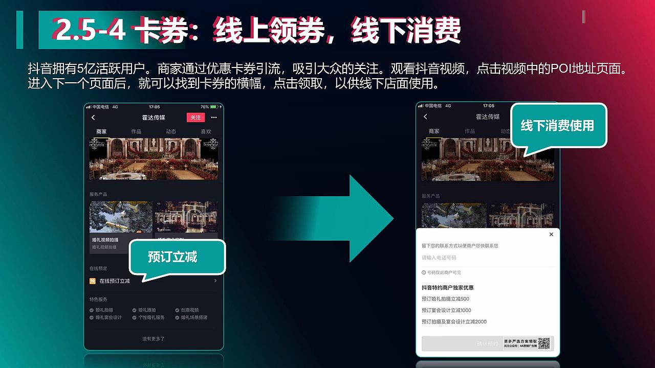 抖音线上获客-品牌（图ZMzY5MTE5ODk2） - 文案/策划 - 站酷设计师利克里克原创素材 - 站酷ZCOOL
