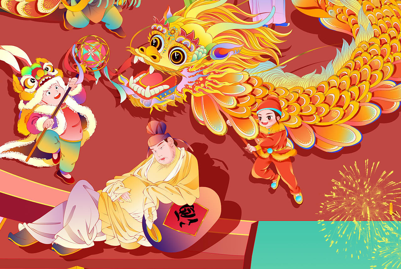 梦回古代过新年·谨贺新春