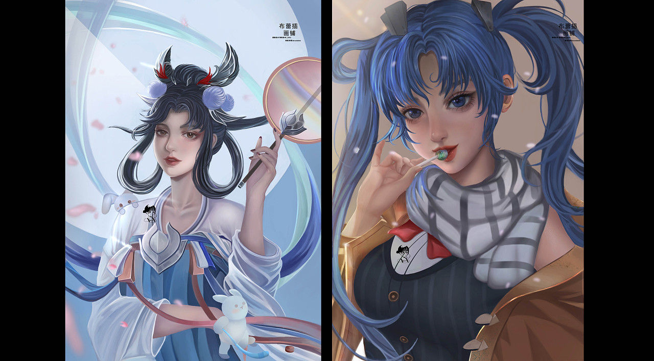 厚涂角色半身（图ZMzEwOTc3NjA4） - 游戏原画 - 站酷设计师布蕾要努力原创素材 - 站酷ZCOOL