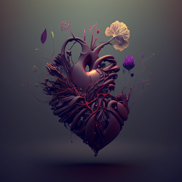 ai艺术, 高贵的心，人工智能绘画，需艺工作室