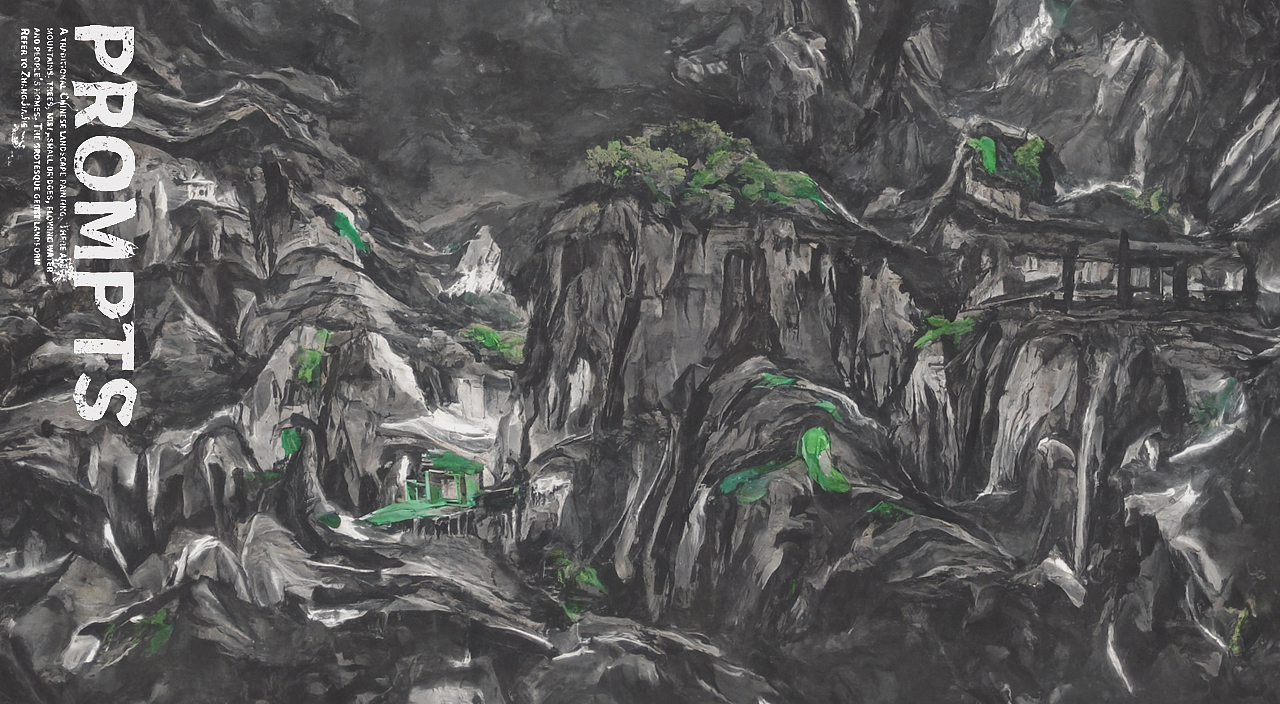 Stream｜流——通过人工智能表达国画的写意之美（图ZMzAwNDAwNDQ0） - 实验艺术 - 站酷设计师DigizhuLAB原创素材 - 站酷ZCOOL