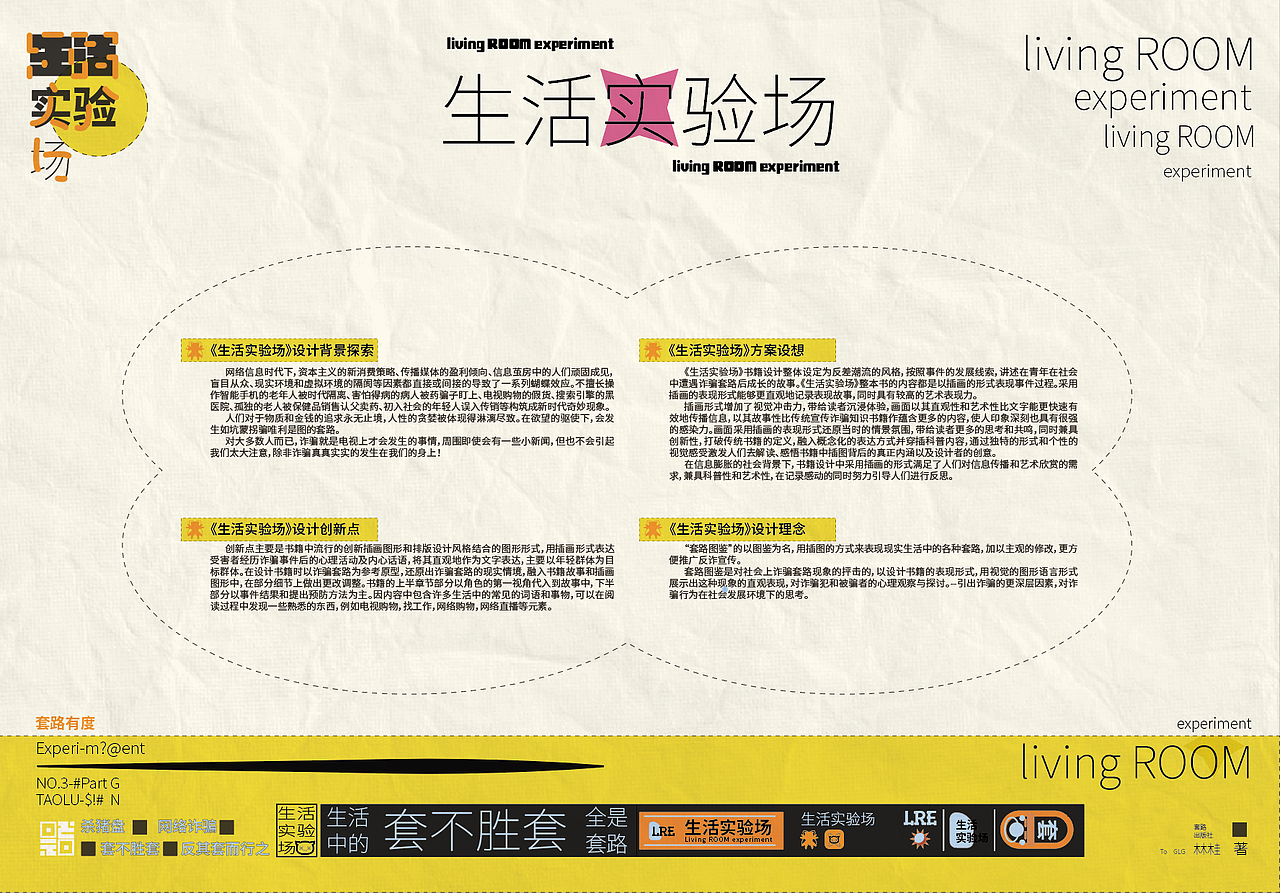 《生活实验场-防诈图鉴》书籍设计