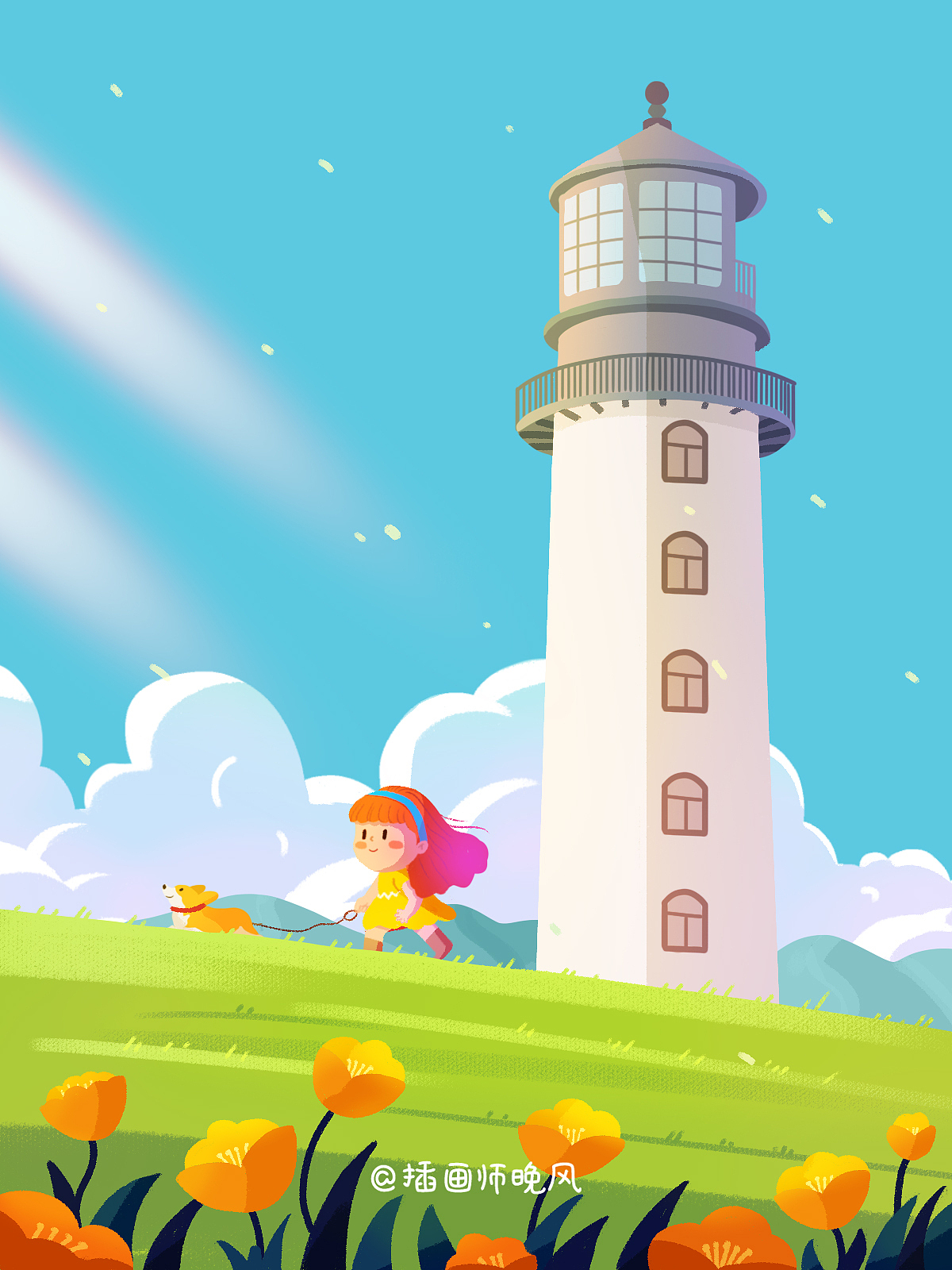 29期— y园糖插画打卡 day17（图ZMzIwOTM3Mjk2） - 创作习作 - 站酷设计师插画师晚风原创素材 - 站酷ZCOOL