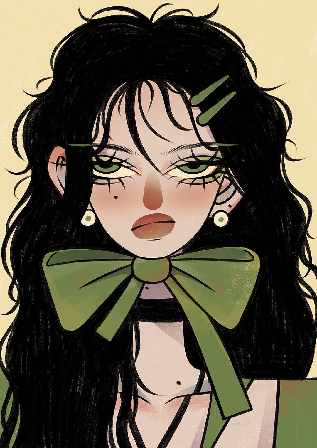 酷拽女孩系列（图ZMzE2ODA3NTQ0） - 新锐潮流插画 - 站酷设计师猫芥SPIRIT原创素材 - 站酷ZCOOL