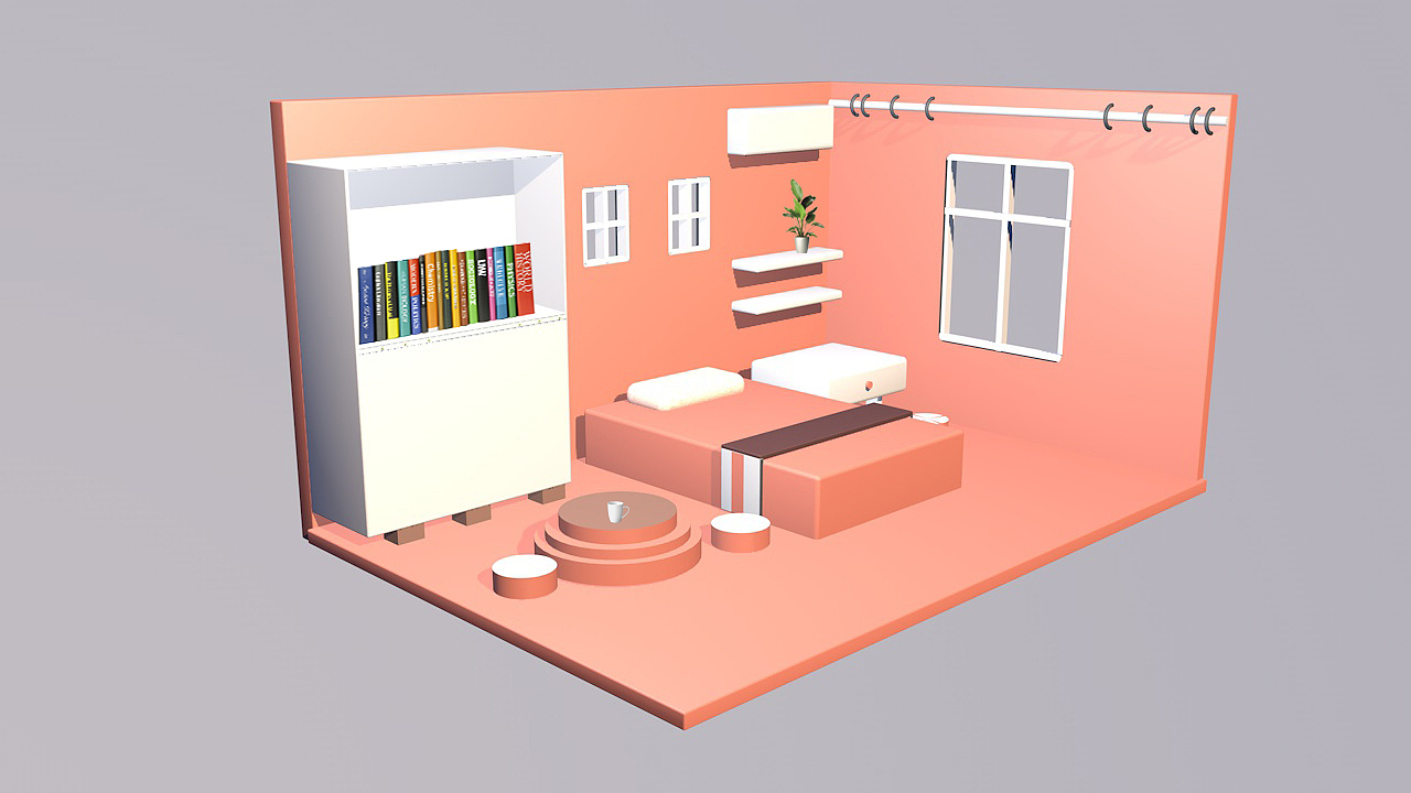 卧房（图ZMzIwNDY0NDQ0） - 建筑/空间 - 站酷设计师啦啦912原创素材 - 站酷ZCOOL