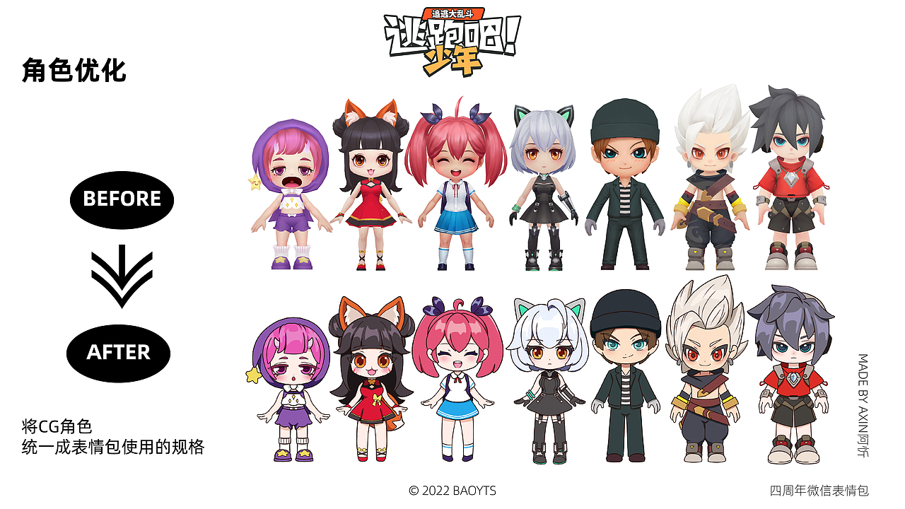 逃跑吧！少年|DMM四周年微信表情包（图ZMzEyNTM3MTQ0） - 网络表情 - 站酷设计师阿忻原创素材 - 站酷ZCOOL